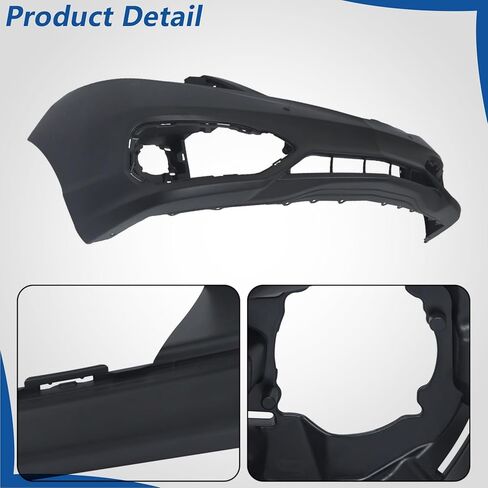 WFLNHB Plastic Front Bumper Cover Primed with Parking Sensor Holes Without Tow Hook Holes Replacement for RDX 2016-2018 04711TX4A60ZZ in Saudi Arabia
