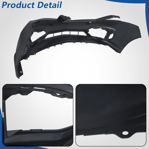 WFLNHB Plastic Front Bumper Cover Primed with Parking Sensor Holes Without Tow Hook Holes Replacement for RDX 2016-2018 04711TX4A60ZZ in Saudi Arabia