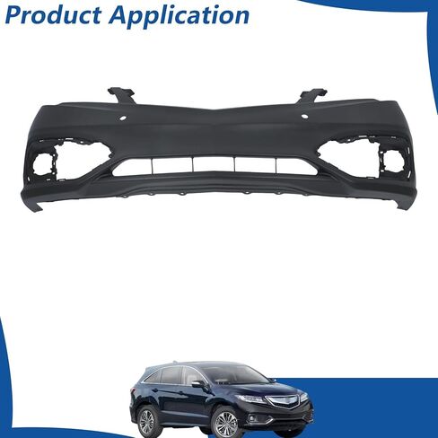 WFLNHB Plastic Front Bumper Cover Primed with Parking Sensor Holes Without Tow Hook Holes Replacement for RDX 2016-2018 04711TX4A60ZZ in Saudi Arabia
