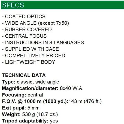 KONUS Konusvue 10X50 WA Binocular in Kuwait