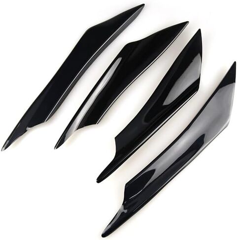 4PCS Car Front Bumper Lip Splitter Fins Body Spoiler Universal for VW for Golf MK7 MK6 for BMW for Benz for Audi for Honda(Carbon Fiber) in Saudi Arabia