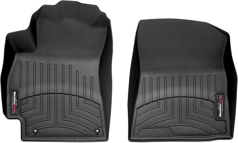 بطانات أرضية مخصصة من Weathertech لسيارة Hyundai Elantra Hybrid، Elantra، Elantra N - الصف الأول (4416521)، أسود in Kuwait