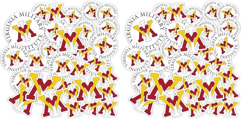 Desert Cactus Virginia Military Institute Sticker VMI Keydets Stickers Vinyl Decals Laptop Water Bottle Car Scrapbook T1 (Type 1-1) in Saudi Arabia