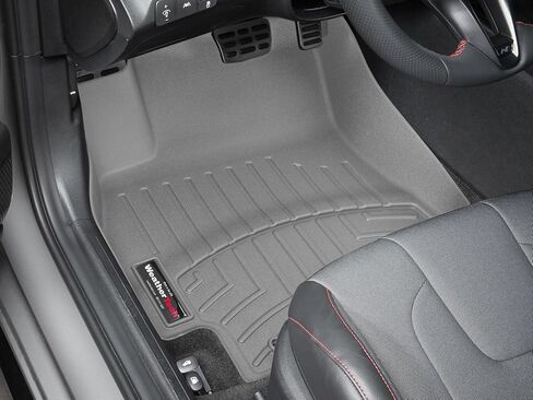 بطانات أرضية مخصصة من Weathertech لسيارة Hyundai Elantra Hybrid، Elantra، Elantra N - الصف الأول (4416521)، أسود in Kuwait