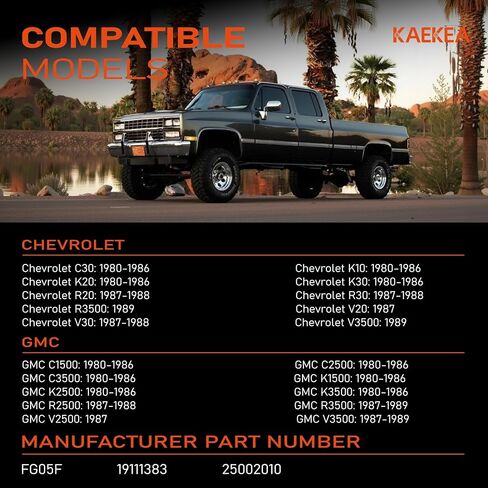 استبدال وحدة إرسال خزان الوقود FG05F لـ Chevy C30 K10 K20 K30 R20 R30 R3500 V20 V30 V3500 GMC C1500 C2500 C3500 K1500 K2500 K3500 R2500 R3500 V2500 V3500 مرسل الغاز استبدال 19111383 25002010 in Kuwait