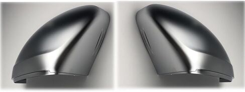 Rearview Side Wing Mirror Caps Cover for VW Tiguan Allspace L MK2 2017 2018 2019 2020 Replacement Matt Chrome(Matt Chrome) in Saudi Arabia