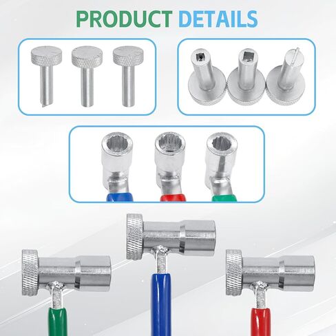 2218 أداة ضبط غماز صمام المحرك الصغير مجموعة من 6 قطع، مفاتيح ربط قابلة للتعديل لتخليص الصمامات تناسب الدراجات النارية ATV's ATC مع أدوات ضبط الغماز من النوع اللولبي in Kuwait