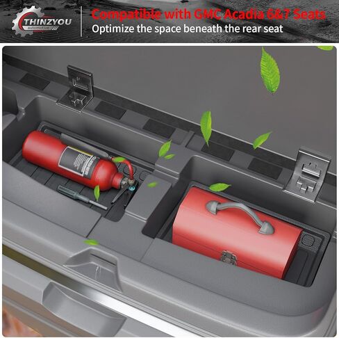سجادات أرضية متوافقة مع 2017-2023 جي إم سي أكاديا 6 مقاعد بطانة البضائع الفرعية وغطاء المقعد الخلفي حامي جميع أحوال الطقس 2022 ملحقات أكاديا (6 مقاعد، سجادات أرضية مجموعة كاملة 8 قطع) in Kuwait