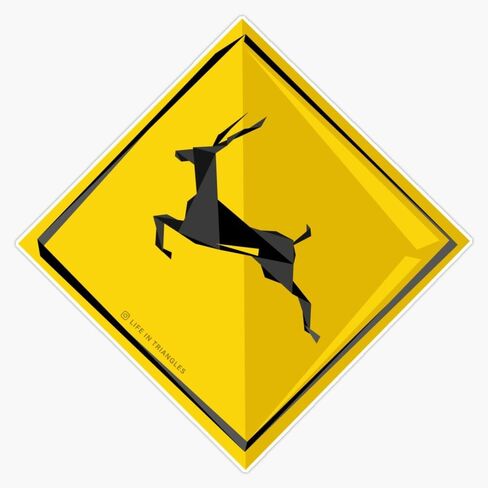 ملصق ممتص للصدمات لنافذة موسيقى Run Like an Antelope Phish Song مقاس 5 بوصات in Saudi Arabia