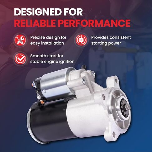 MOCA 6646 Starter Motor Fit for Lincoln 1999-2014 Navigator 5.4L, for Ford 1999-2013 F-450 F-550 Super Duty 6.8L, 1999-2012 Expedition 5.4L, 2007-2012 Mustang 5.4L in Saudi Arabia
