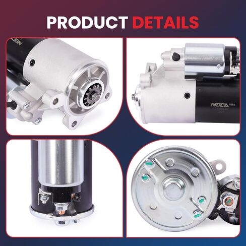 MOCA 6646 Starter Motor Fit for Lincoln 1999-2014 Navigator 5.4L, for Ford 1999-2013 F-450 F-550 Super Duty 6.8L, 1999-2012 Expedition 5.4L, 2007-2012 Mustang 5.4L in Saudi Arabia