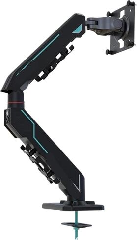 Monitor stand robotic arm rotating table clamp(Armorblack-perforated) in Kuwait
