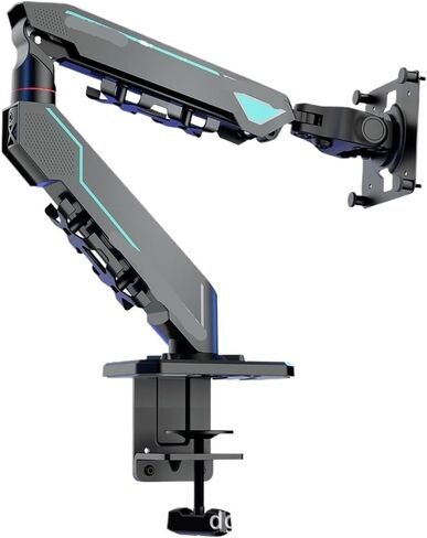 Monitor stand robotic arm rotating table clamp(Armorblack-perforated) in Kuwait
