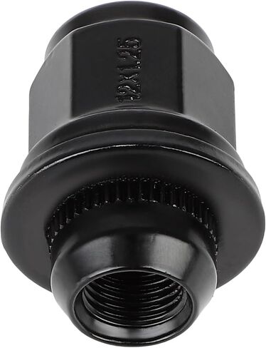SCITOO M12x1.25 Lug Nuts Replacement for 2023 for Nissan Frontier,2016-2020 for NP300 Frontier,2014-2022 for NV350 Urvan,2017-2022 for Nissan Titan - 20PCS Closed Black Lug Nuts in Saudi Arabia