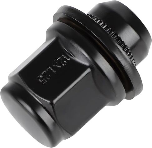 SCITOO M12x1.25 Lug Nuts Replacement for 2023 for Nissan Frontier,2016-2020 for NP300 Frontier,2014-2022 for NV350 Urvan,2017-2022 for Nissan Titan - 20PCS Closed Black Lug Nuts in Saudi Arabia