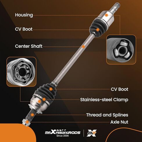 maXpeedingrods Front CV Axle Shaft Assembly for Subaru Forester Before 2014, Legacy ＆ Outback 2010-2014, Left or Right Side, Replace# 28321AJ010 in Saudi Arabia