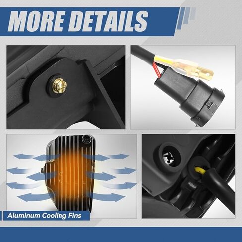 مصابيح الضباب L-LED DRL من Auto Dynasty متوافقة مع 2016-2019 Chevy Silverado 1500، مصابيح الضباب الأمامية للقيادة مع محول وتسخير الأسلاك، عدسة سوداء مدخنة in Kuwait