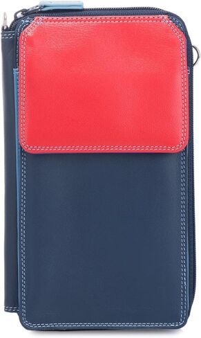 محفظة متعددة من مايواليت مع حزام للكتف - جيوب للهاتف والعملات المعدنية، 16 بطاقة in Kuwait