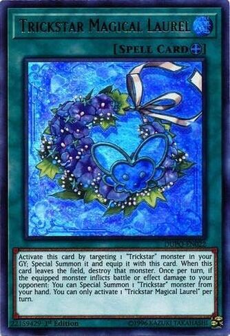 Yu-Gi-Oh! - Trickstar Magical Laurel - DUPO-EN022 - Ultra Rare - 1st Edition - Duel Power in Saudi Arabia