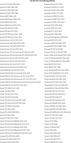 تيل فرامل تاسك - معدن ملبد لسيارة هوندا روبيكون 520 4X4 اتوماتيك DCT 2020-2024 in Kuwait