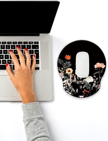 1 Pack Custom Mouse Pad with Wrist Rest, Non-Slip Rubber Base Gaming Mice Pad for Home Office in Saudi Arabia