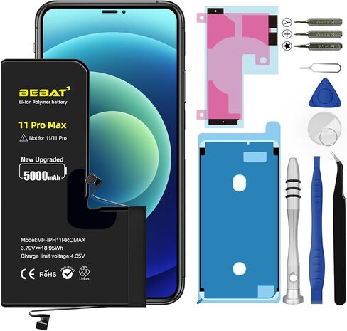 Replacement for iPhone 13 Pro Battery, 3500mAh High Capacity Li-ion Polymer Replacement Battery for Model A2640 A2639 A2638 A2636 A2483 with Professional Repair Tool Kits in Kuwait