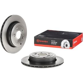 Brembo 09.A555.11 UV Coated Pillar Vented Rear Brake Rotor HYUNDAI OE# 584112M700 in Kuwait