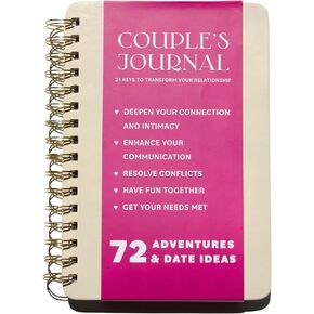 Couples Journal: 21 Ways to Grow Your Love, Relationship & Marriage, Therapy Workbook, 72 Date Night Activities, Improve Couple Communication & Adventure, Anniversary Engagement & Wedding Gifts in Saudi Arabia