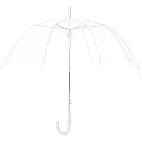 Clear Bubble Dome Wedding Umbrella Large Canopy Transparent Coverage Clear Travel Stick Umbrellas for Rain Adult Women,Umbrella-Automatic Open Grip Handle Perfect for Weddings Concert in Saudi Arabia