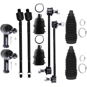 ECCPP 10PCS Suspension Kit Front Outer Inner Tie Rod End Sway Bar Link Steering Boot Lower Ball Joint Compatible Fit 2001-2006 For Hyundai For Santa Fe in Saudi Arabia