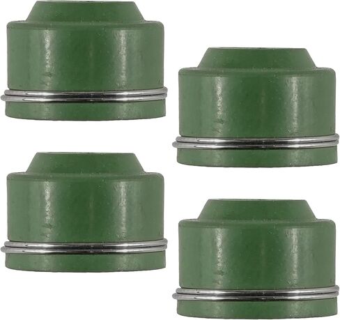 Caltric 4x Valve Stem Seal Compatible with Suzuki DR650SE 1996 1997 1998 1999 2000 2001-2006 2019 in Saudi Arabia