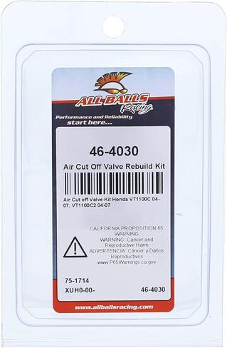 All Balls Racing Air Cut Off Valve Rebuild Kit 46-4030 Compatible With/Replacement For Honda VT1100C 2004-2007, VT1100C2 2004-2007 in Saudi Arabia