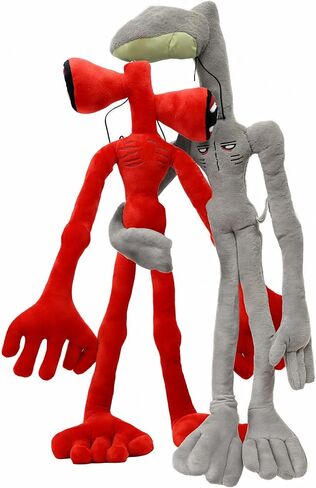 قطعتان من لعبة رأس صفارة الإنذار من القطيفة، أطراف أسلاك فولاذية مدمجة، لعبة قطيفة متحركة لأعياد الميلاد والهالوين (أزرق كلاين) in Kuwait