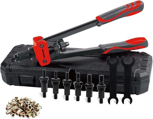 PROWIN 2IN 1 RIVET NUT TOOL Hand Blind Riveter 13" Rivet Nut Tool Long Handles,Labor-Saving Riveting Tools with Nut Setting System in Saudi Arabia