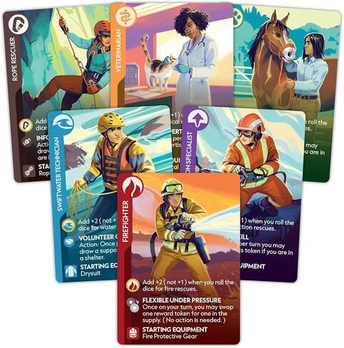 Animal Rescue Team by Play to Z | Cooperative Disaster Rescue Game | Save Cats, Dogs & Farm Animals from Floods, Fires & Earthquakes | Family Game | Ages 8+ | 2-4 Players | 45 Minute Playing Time in Saudi Arabia