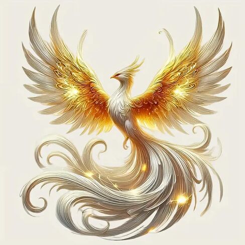 Stunning Flying Phoenix PVC Vinyl Car Decals Stickers Waterproof Self-Adhesive Decals for Cars, Laptops, Trucks, Motorcycles Wall Window Luggage Scratch Cover Door Decor Sticker in Saudi Arabia