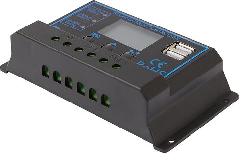 Nicesolar 20A 12V 24V جهاز التحكم بالشحن الشمسي PWM منظم لنظام مجموعة الألواح الشمسية AGM جل حمض الرصاص المختوم وبطارية الليثيوم، LiFePO4 بطارية ليثيوم أيون فوسفات ذات دورة عميقة in Kuwait