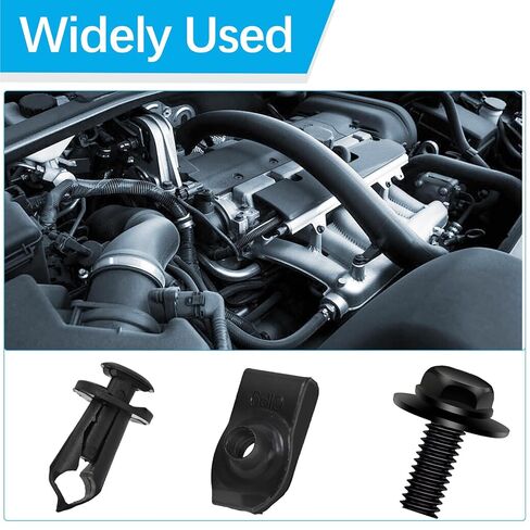 35 PCS Engine Under Cover Splash Shield Guard Body Bolts Bumper Fender Liner Push Retainer Fastener Rivet Clips in Saudi Arabia