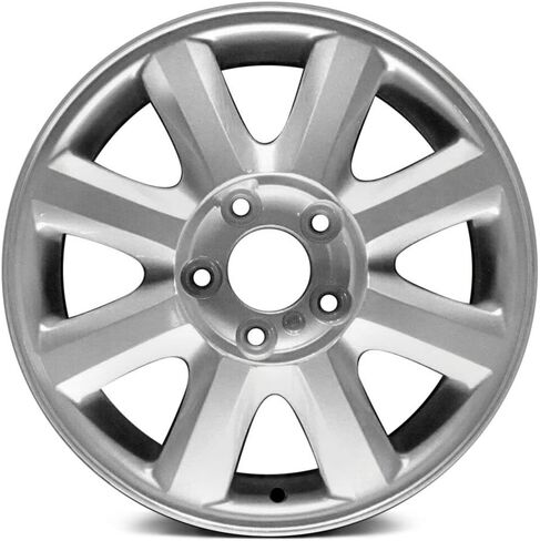16 Inch Alloy Factory Wheel 8 I-Spoke Silver - Reman for Buick Allure 2005-2009 Lacrosse 2005-2009 Direct Replacement in Saudi Arabia