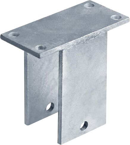 2 PCS 4 Hole Bolt On Leaf Spring Hanger Center Hanger for 1-3/4" Boat Trailer Equalizer Bar/Double Eye Springs, Hot Dip Galvanized in Saudi Arabia