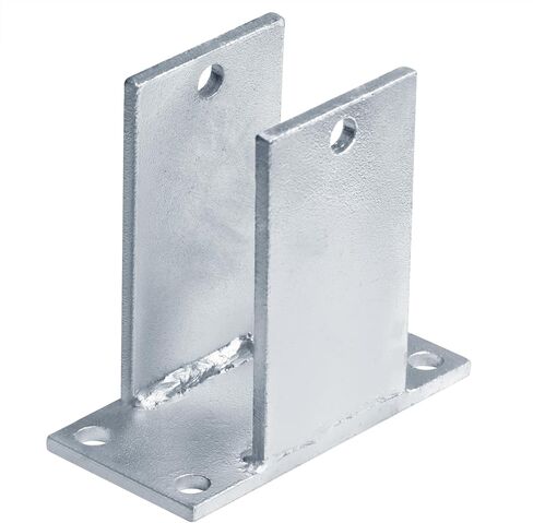 2 PCS 4 Hole Bolt On Leaf Spring Hanger Center Hanger for 1-3/4" Boat Trailer Equalizer Bar/Double Eye Springs, Hot Dip Galvanized in Saudi Arabia
