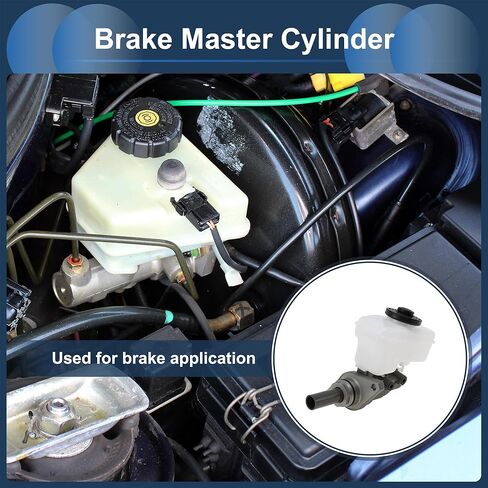 Brake Master Cylinder with Reservoir No.4702830010 for Lexus GS350 2005-2012 Hydraulic Master Cylinder Silver Tone White Aluminum Alloy Plastic 1 Pcs in Saudi Arabia