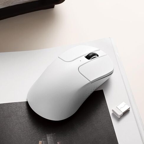 M3 Mini 4K Wireless Mouse Signature Edition 5.1/2.4 GHz/Wired Optical Mouse, Ultra-Lightweight 55g Programmable PixArt 3395 Sensor with up to 26,000 DPI/ 650 IPS for Windows Mac Linux - Black in Kuwait