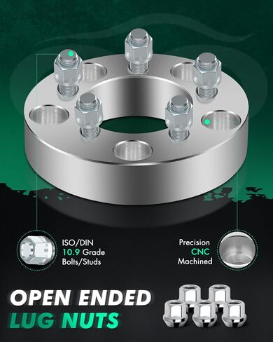 SCITOO 4X 1.5 inch 5 Lug Wheel Spacers Adapters 5x5.5 to 5x4.5 5x139.7mm to 5x114.3mm Compatible with F100 E100 Econoline Wheel Spacers for Ramcharger Wheel Spacers with 1/2 Studs in Saudi Arabia
