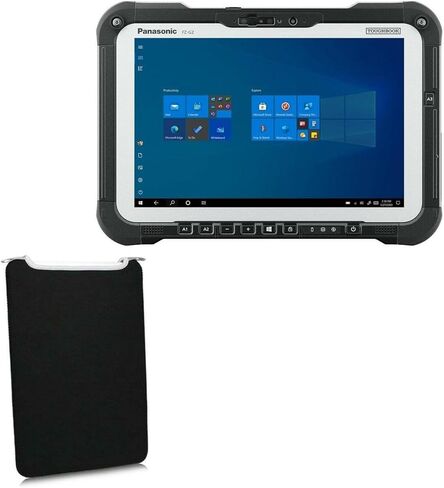 حافظة BoxWave متوافقة مع Panasonic Toughbook G2 - SlipSuit، غطاء حماية واقٍ من النيوبرين الناعم النحيف - أسود داكن in Saudi Arabia