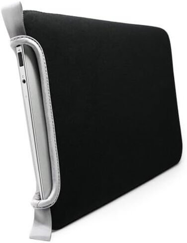 حافظة BoxWave متوافقة مع Panasonic Toughbook G2 - SlipSuit، غطاء حماية واقٍ من النيوبرين الناعم النحيف - أسود داكن in Saudi Arabia