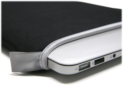 حافظة BoxWave متوافقة مع Panasonic Toughbook G2 - SlipSuit، غطاء حماية واقٍ من النيوبرين الناعم النحيف - أسود داكن in Saudi Arabia