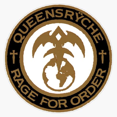 Queensryche Rage for Order ملصق فينيل مقاوم للماء ملصق ممتص للصدمات لنافذة الكمبيوتر المحمول 5" in Saudi Arabia
