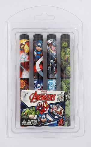Marvel 4 Pack of Ball Point Barrel Pens in Saudi Arabia