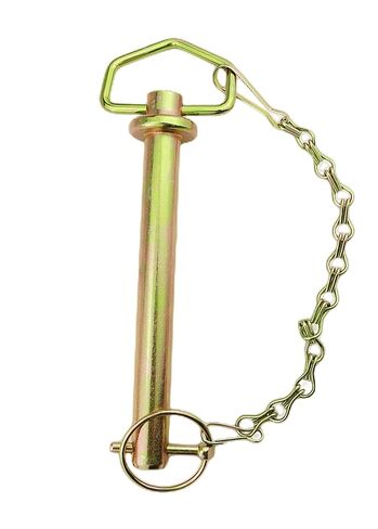 1Pack Heavy Duty Steel Hitch PIN with Chain and Linchpin, 1" Dia x 6 1/4inch Long, for Secure Mounting of Hitches and Axles (Size: 25x 160mm /1 x 6-1/4 inch) in Kuwait